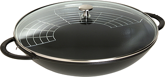 Wok Staub ar vāku 37 cm