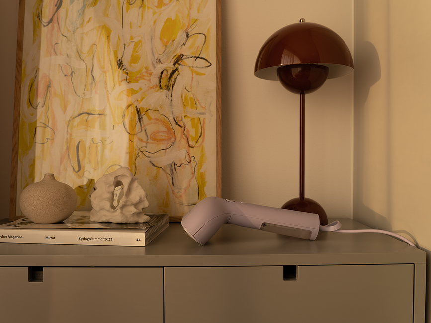 Cirrus X Ročni parni likalnik za oblačila, črn