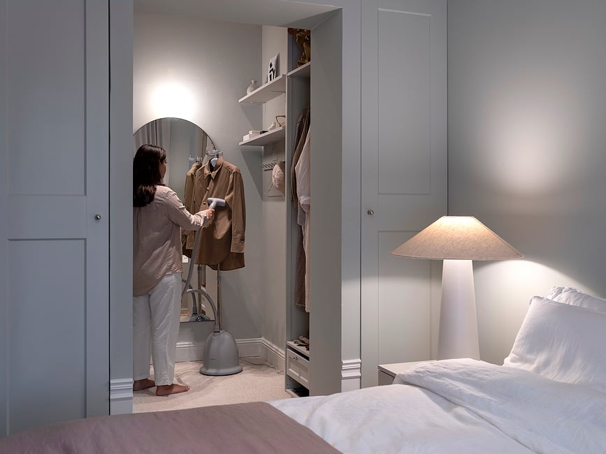 Cumulus Parno Glačalo stojeće za odjeću sivo