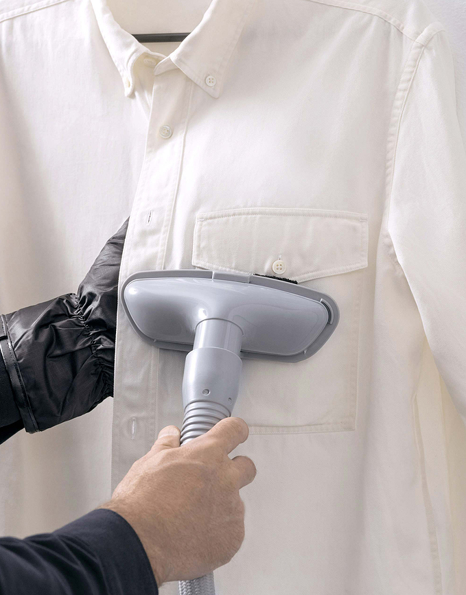 Cumulus Stoječi parni likalnik za oblačila, siv