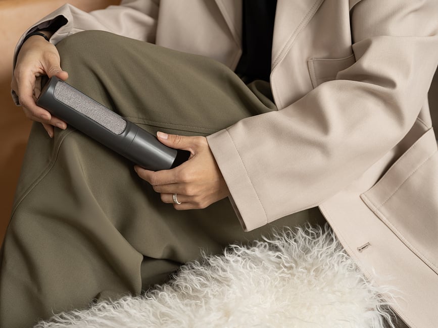 Rodillo Quitapelusas Steamery, rosa