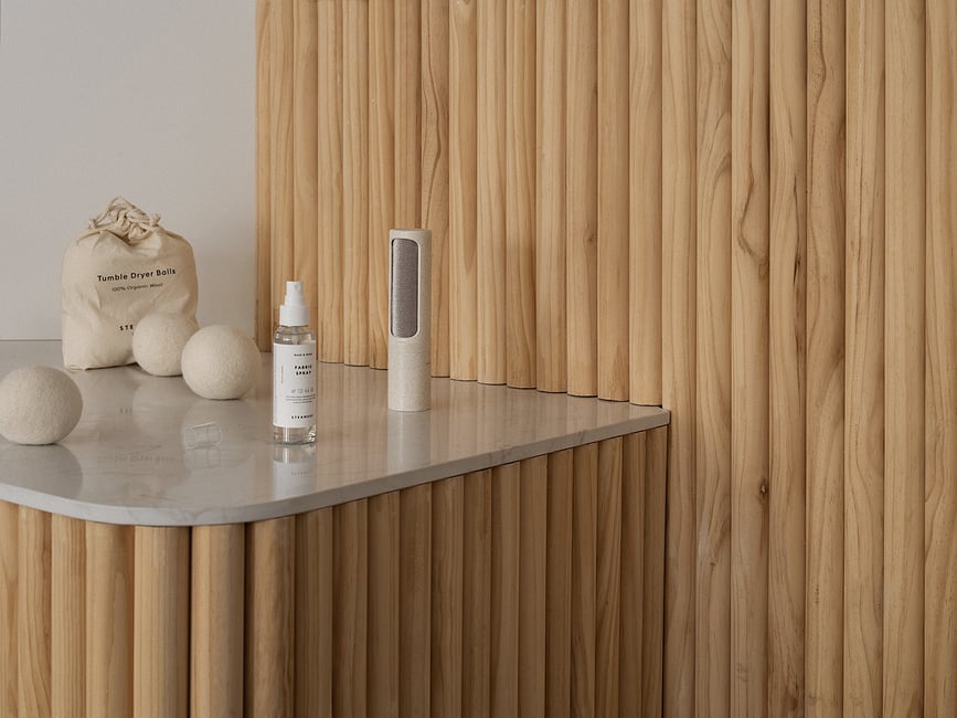 Steamery Boules de Séchage en Laine, Lot de 4