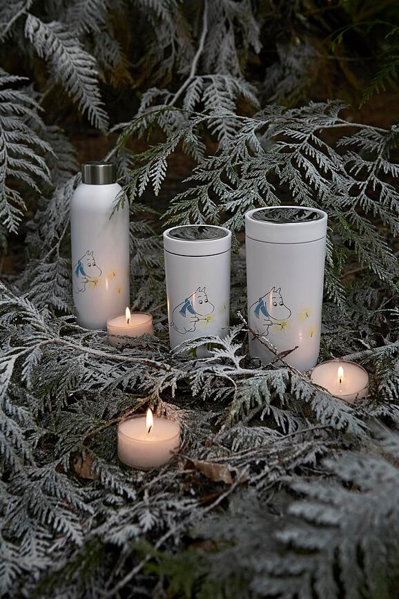 Botella Térmica Keep Cool Muminki, blanca