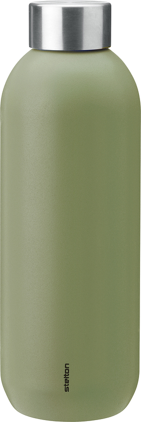 Bouteille isotherme Keep Cool 600 ml, vert olive, recyclée