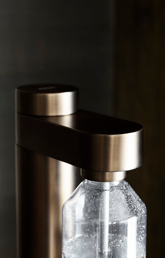 Carbonatador de Agua de acero Brus