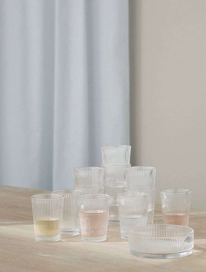 Cuencos para aperitivos Pilastro, con soporte, Set de 4 piezas