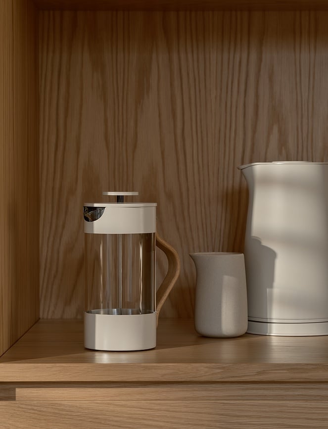 Emma Cafetière à Piston 1 L, sable