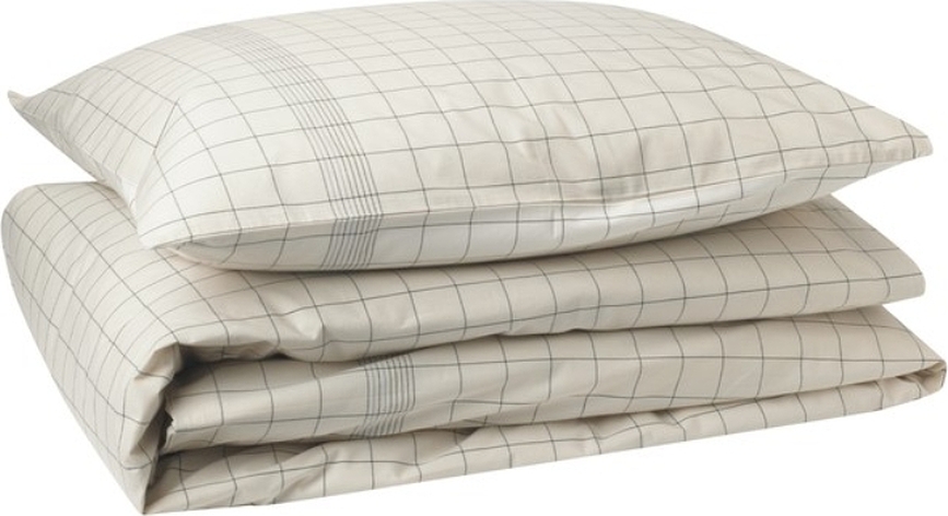 Housse de couette Vibeke Klint 140 x 220 cm, bleu clair, avec taie d'oreiller 50 x 70 cm