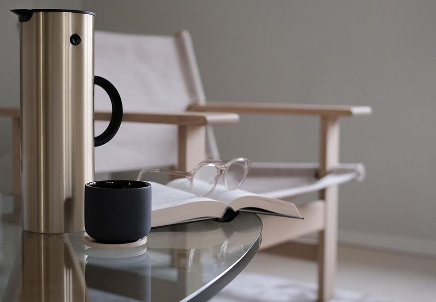 Jarra Termo EM77, latón cepillado