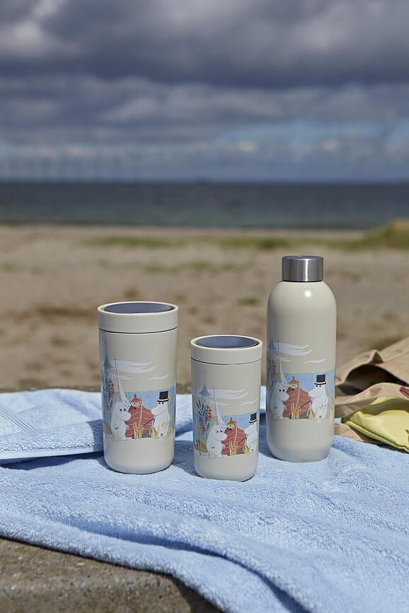 Keep Cool Bouteille Isotherme, blanche, motif Moomin