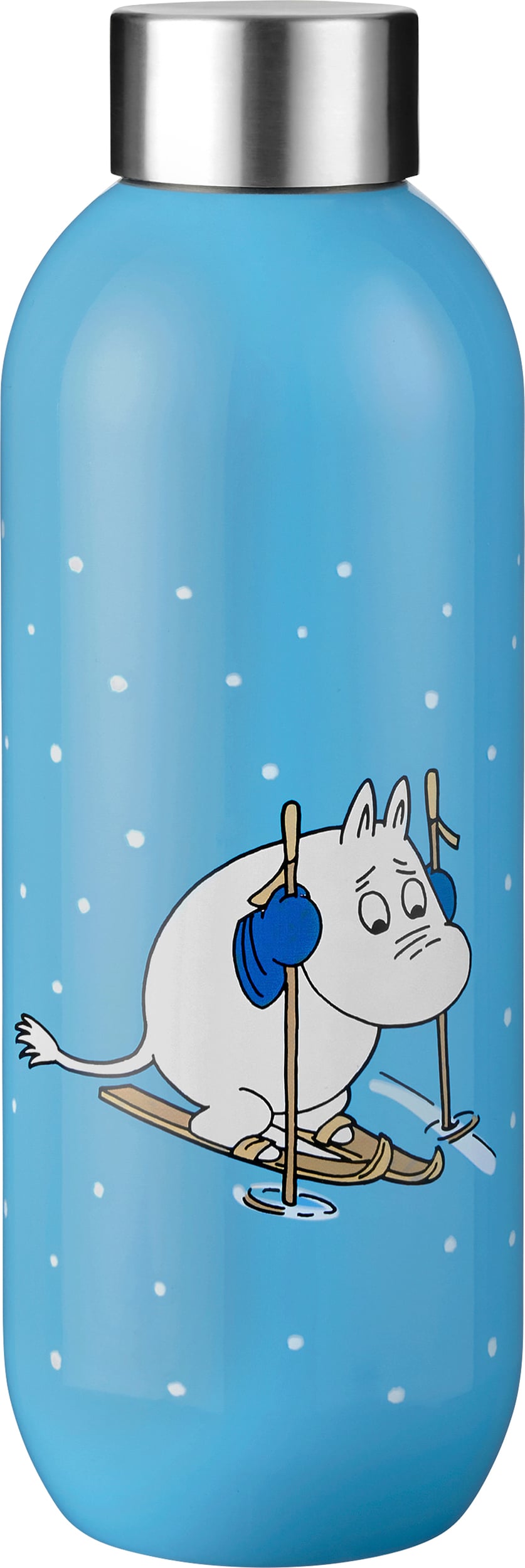 Keep Cool Thermo-Flasche Mumins blau