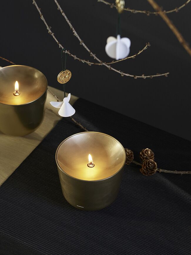 Lámpara de aceite de latón Solis