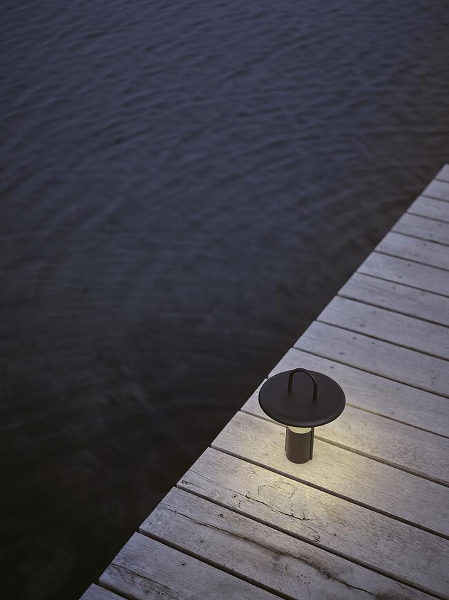 Lámpara LED Pier, de latón