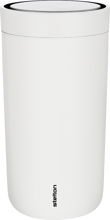 Mug isotherme To-Go Click 200 ml, blanc cassé, double paroi en acier