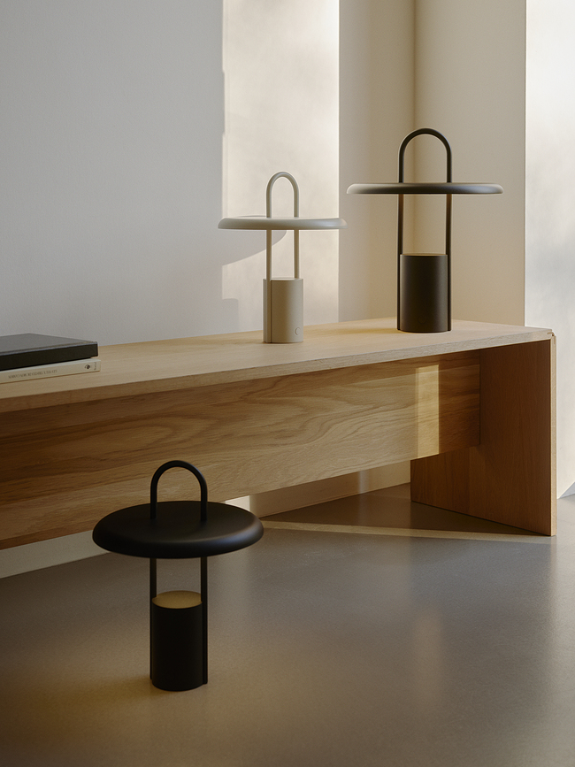 Pier Lampa LED 33,5 cm pješčana