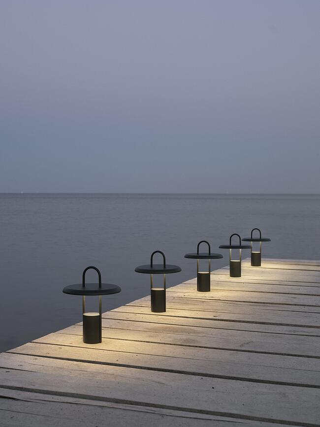 Pier Lampe LED, laiton