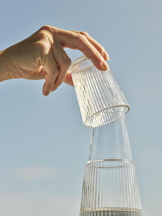 Pilastro Carafe avec verre, 1 L