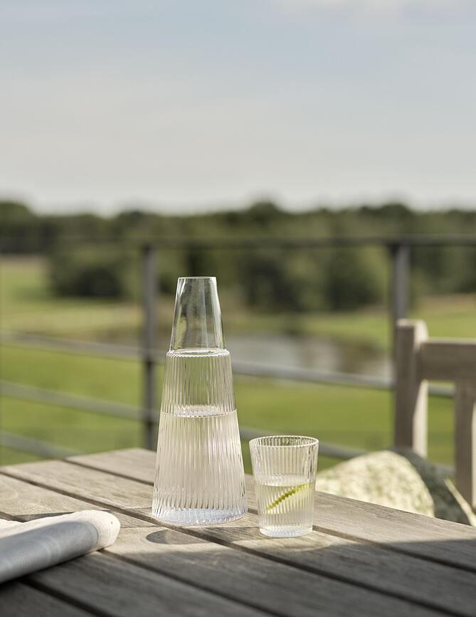 Pilastro Carafe avec verre, 1 L