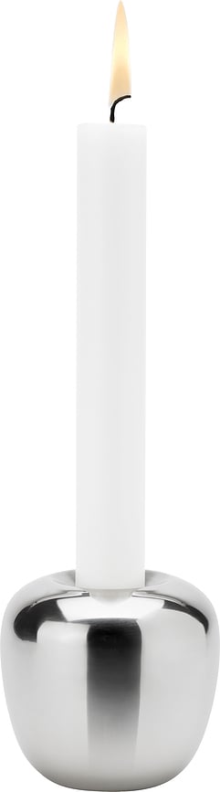 Portavelas de acero inoxidable Ora, 8 cm