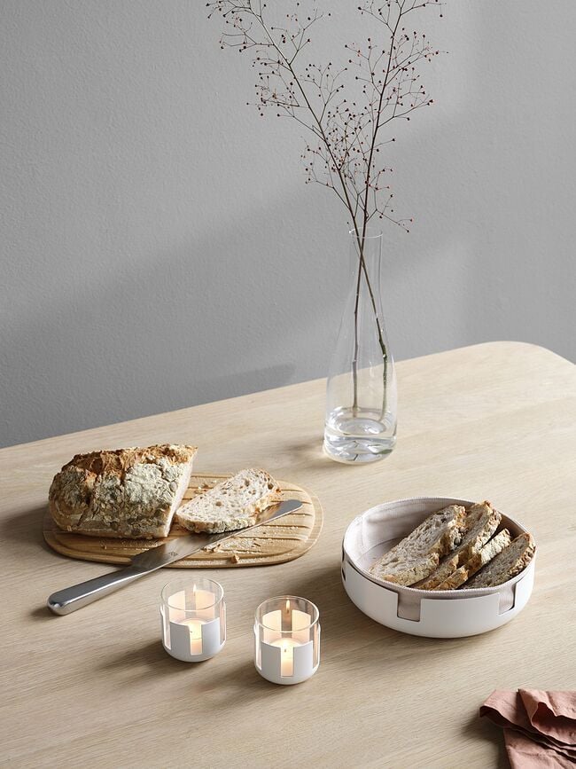 Portavelas para velas de té Luna, Pack de 2 unidades