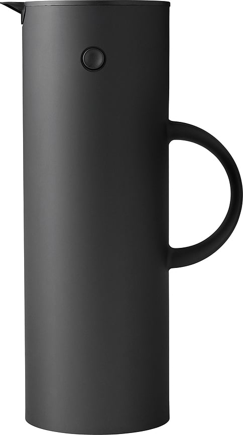 Stelton Thermosflasche schwarz matt