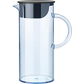 Stelton Water jug spherical light blue