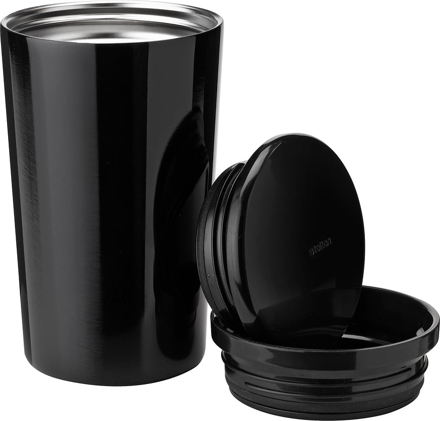 Vaso térmico Carrie, 400 ml, negro