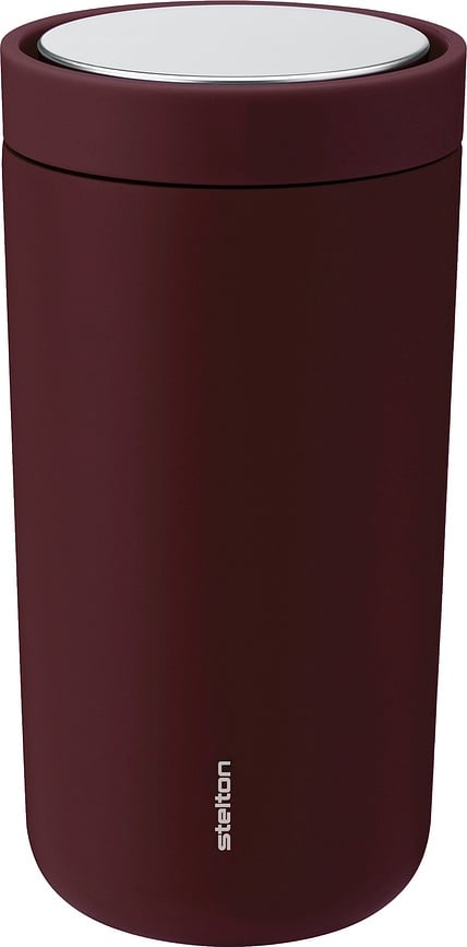 Taza térmica de acero inoxidable de doble pared To-Go Click, 200 ml, morada