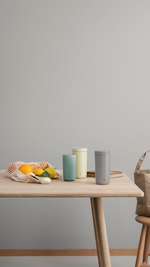 Vaso Térmico de doble pared de acero To-Go Click, 200 ml, azul metálico