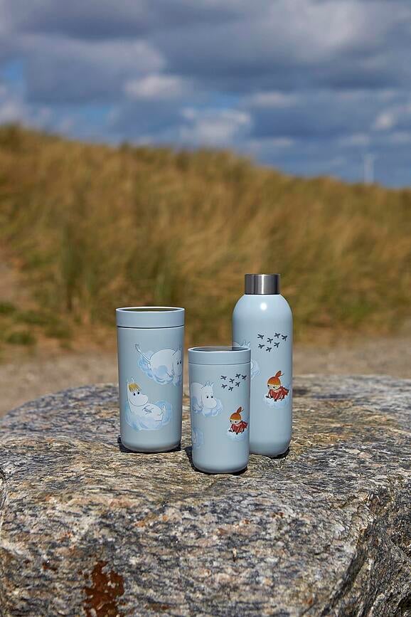 Taza Térmica To-Go Click Moomin Shooting Star, 200 ml, verde salvia