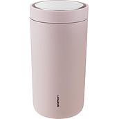 Termo puodelis To-Go Click pagamintas iš dvigubo plieno šviesiai rožinės spalvos 200 ml