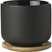 Theo Tea cup anthracite saucer