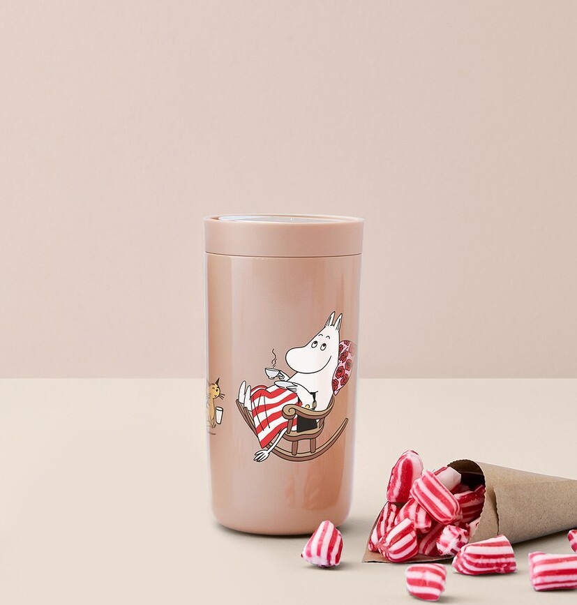 To-Go Click Muminki Tea Party Κούπα Θερμός, 200 ml, μπεζ