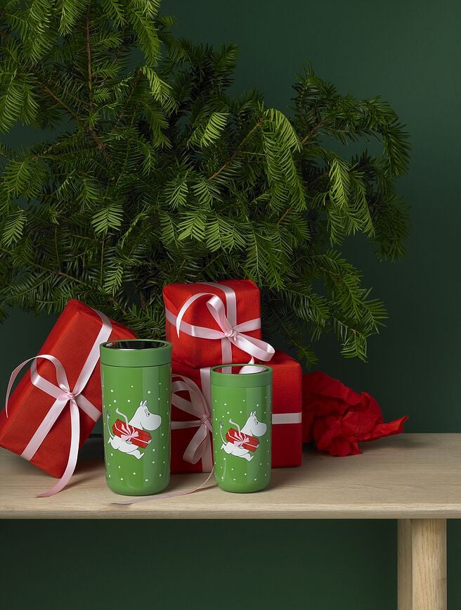 To-Go Click Θερμός Κούπα, 200 ml, ροζ, σχέδιο Muminki