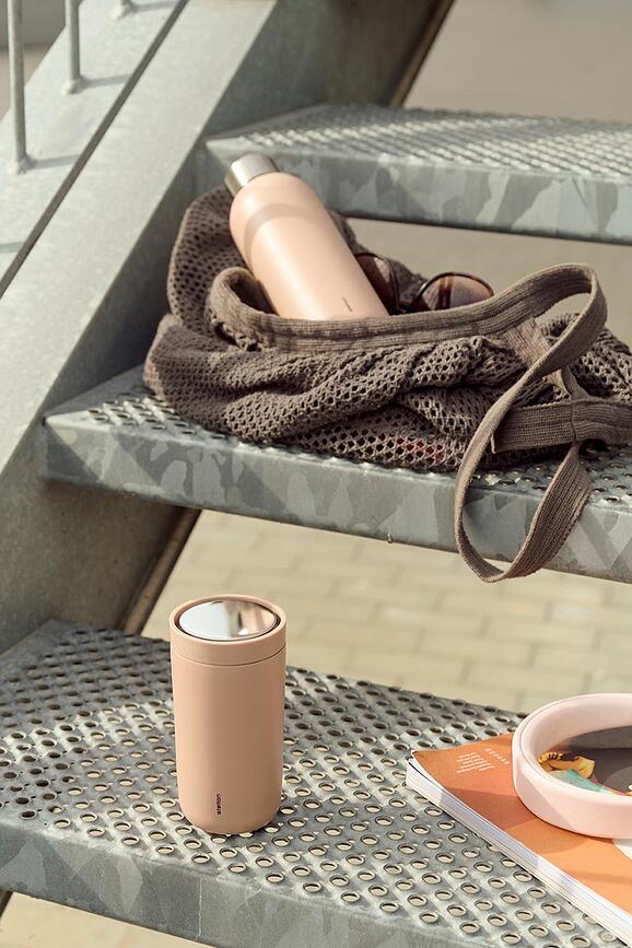 To-Go Click Mug Isotherme, 200 ml, rose clair, acier double paroi