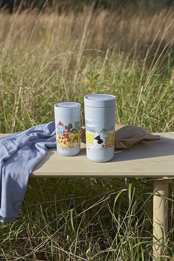 To-Go Click Moomins Tasse isotherme, 200 ml, motif I love you, rose