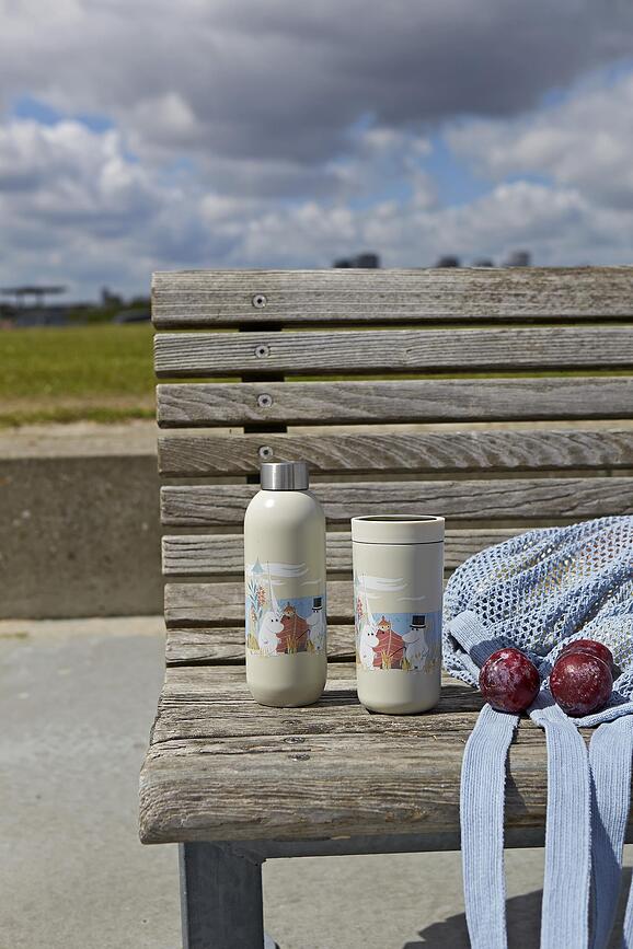 To-Go Click Moomins Tasse isotherme, 200 ml, motif I love you, rose