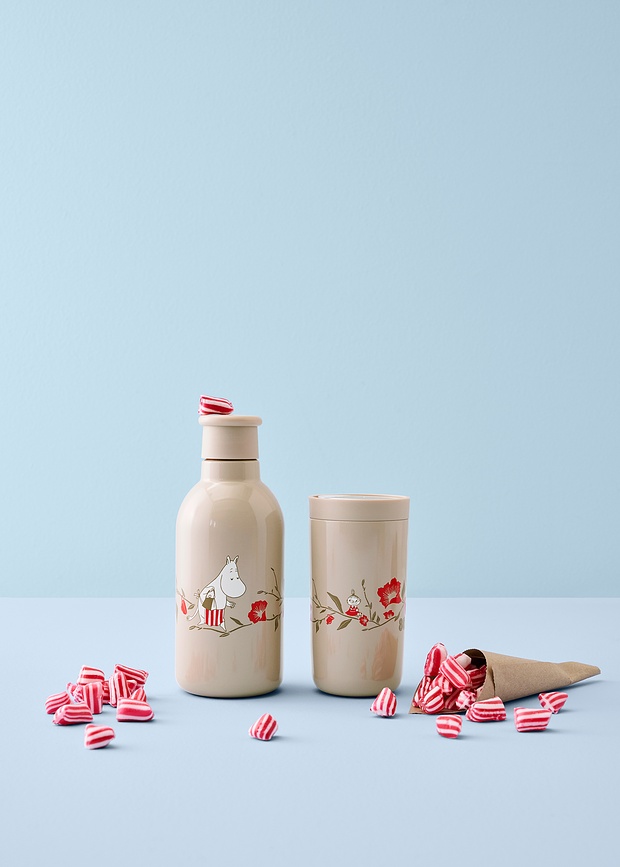 To-Go Click Moomins Tasse isotherme, 200 ml, motif I love you, rose