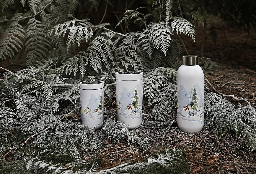 To-Go Click Moomins Tasse isotherme, 200 ml, motif I love you, rose