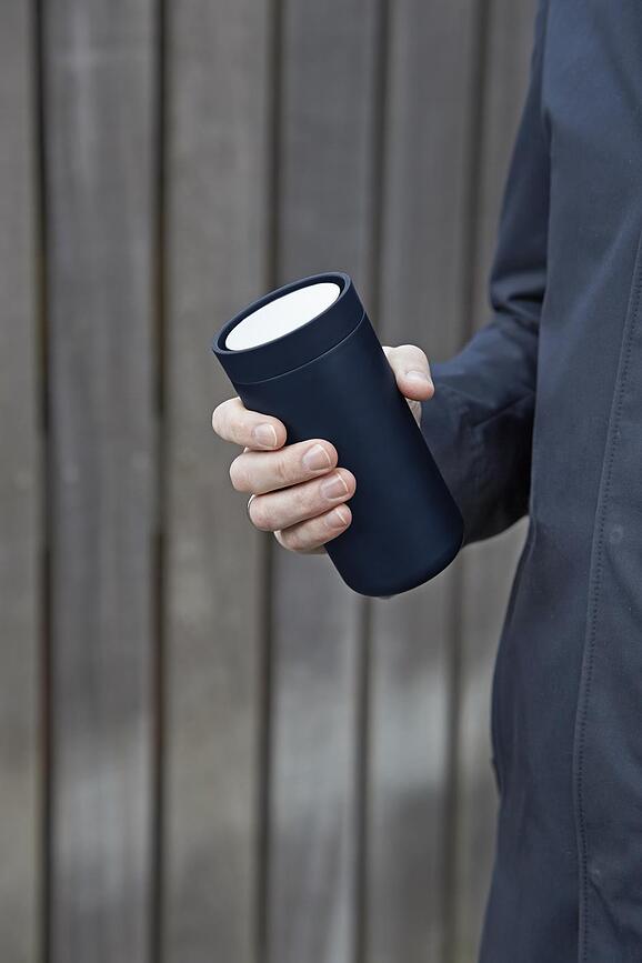 To-Go Click Mug Isotherme 400 ml, rose clair, à double paroi en acier