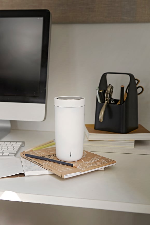 To-Go Click Mug Isotherme 400 ml, rose clair, à double paroi en acier