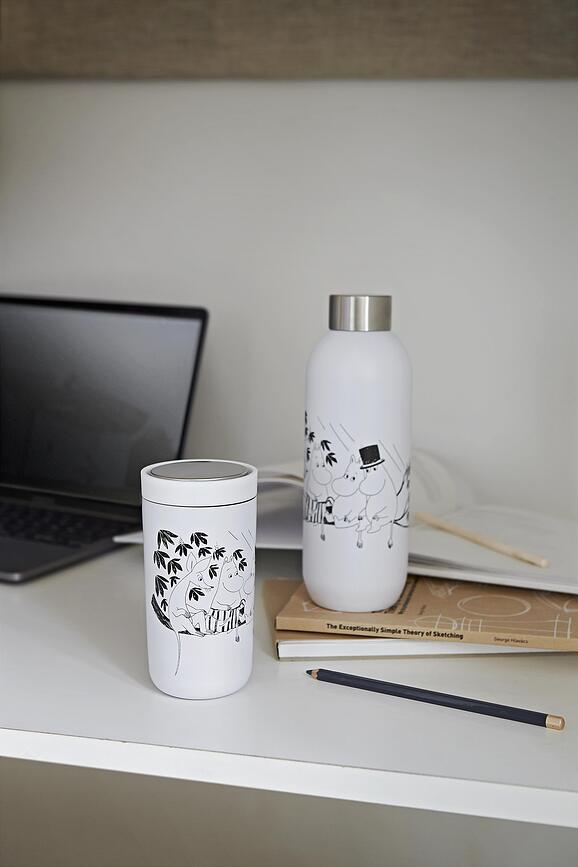 To-Go Click Mug Isotherme, 400 ml, bleu cobalt, motif Moomin