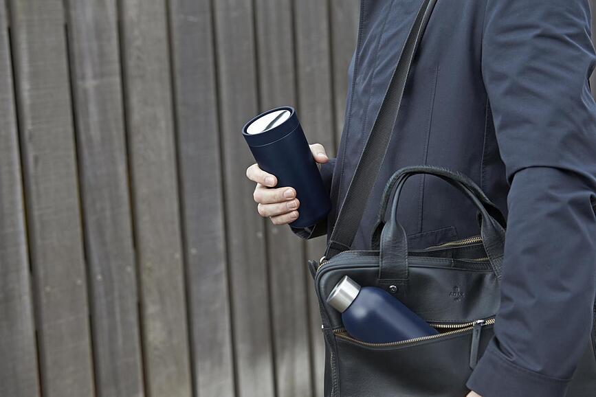 To-Go Click Termo Lonček, 200 ml, kovinsko moder, iz dvojnega jekla