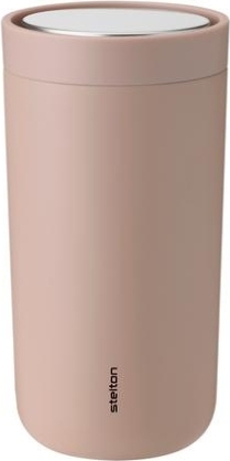 To-Go Click Thermobecher 200 ml Altrosa aus doppelschichtigem Stahl