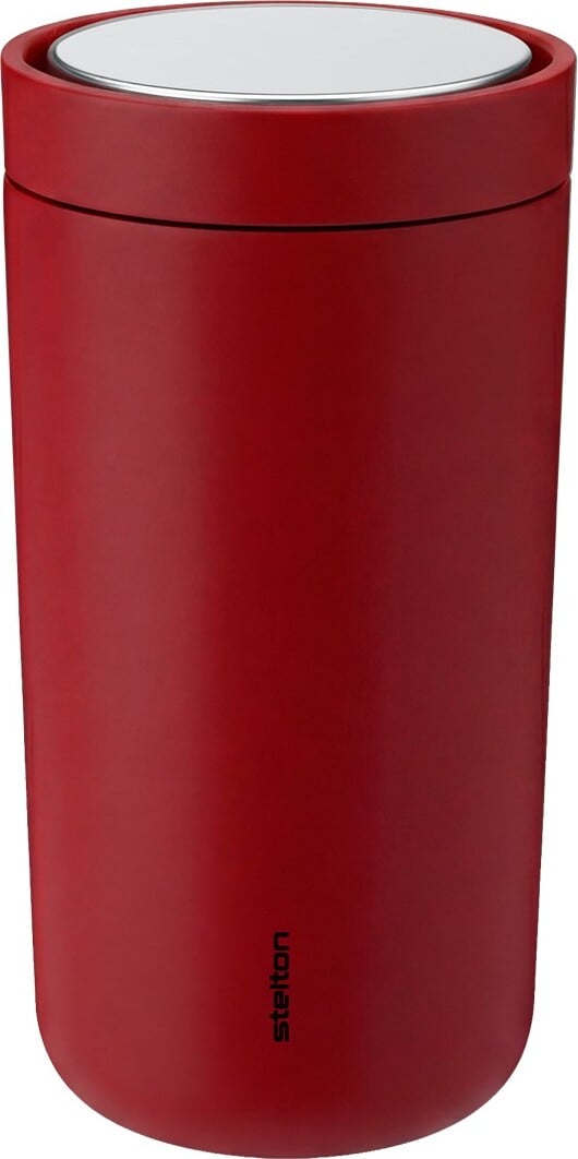 To-Go Click Thermobecher 200 ml kirschrot aus doppelschichtigem Stahl