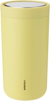 To-Go Click Thermobecher 200 ml zitronengelb aus doppelschichtigem Stahl
