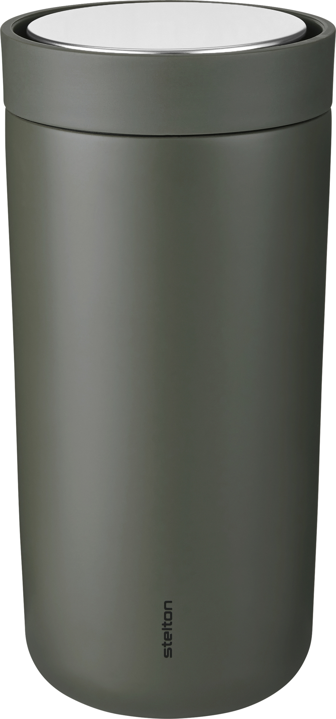 To-Go Click Thermobecher 400 ml dunkelgrün aus doppelschichtigem Stahl
