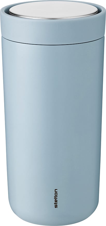 To-Go Click Thermobecher 400 ml himmelblau aus doppelschichtigem Stahl