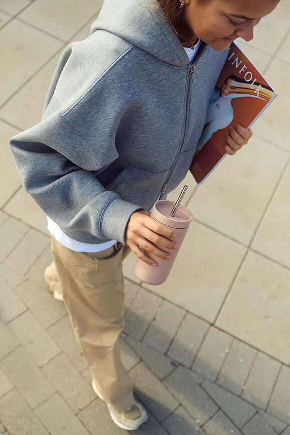 To-Go Sip Κύπελλο Θερμός με καλαμάκι, διπλού τοιχώματος, 400 ml, κίτρινο