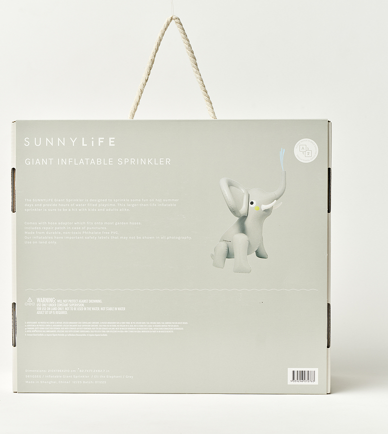 Arroseur gonflable pour enfants Eli l'éléphant